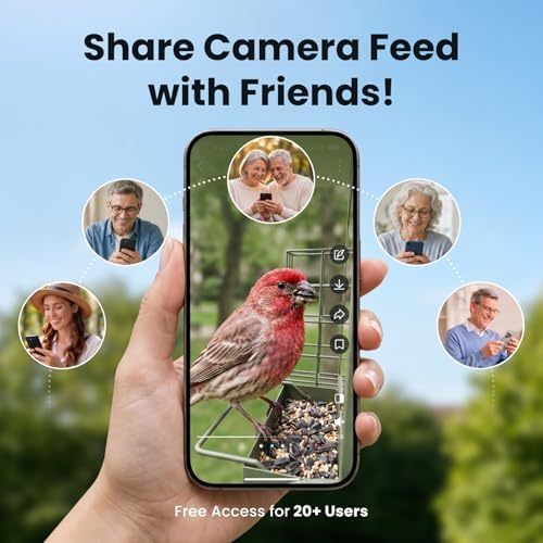 Birdfy Smart Bird Feeder with Camera, Solar Powered, Gift for Bird Lovers