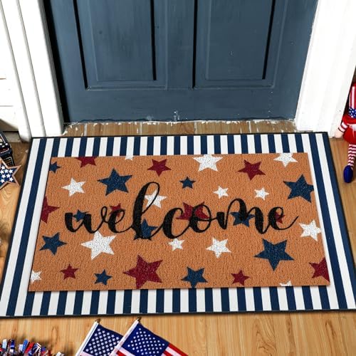 Tinideya 2 23.6 X 35.4 Inches Patriotic White Blue Brown