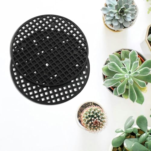 Plant Drainage Mesh Pads, 2.9 Inch, 20pcs Plastic Grid Mat