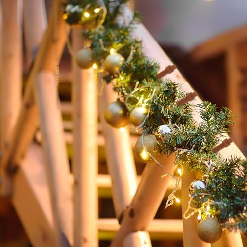 100 Pcs 100 Pcs Christmas Garland Ties for Wreath, Brown, 12 Inch
