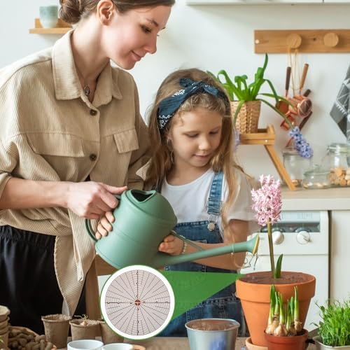 3 Packs 20.8 Inch Soil Protector Covers, Plant Pot Grid Cover Protectors from Animals, Cuttable Flower Pot Grid with 12 Stakes, Keep Cats Out of Potted Plants
