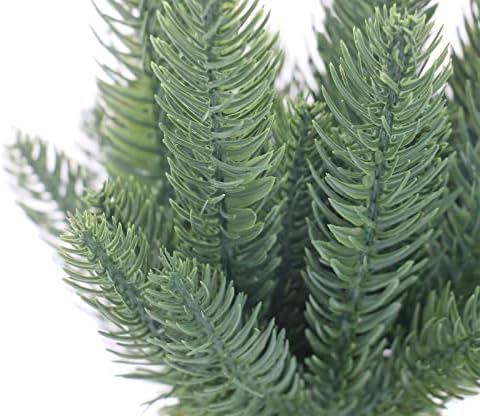 Hananona 100Pcs Artificial Pine Needles Branches, Christmas Evergreen Picks