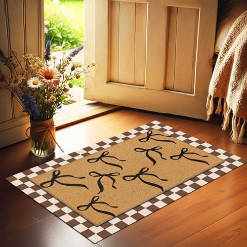 Tinideya 2 23.6 X 35.4 Inches Boho Bows White Brown