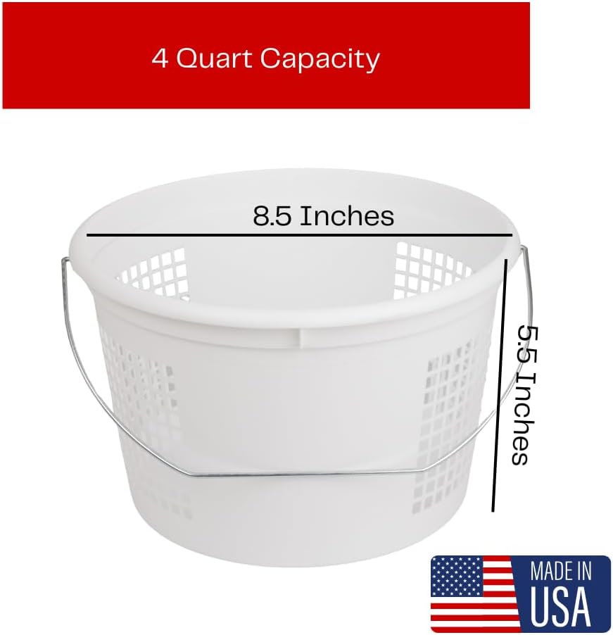 Gardeners Harvest Basket for Gathering Fruits and Vegetables – Vented Busket – Gardening Basket/Bucket (6)