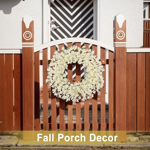26 Inch Realistic Full Fall Wreaths for Front Door Outside Autumn Wreath