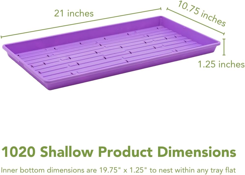 Bootstrap Farmer 1020 Extra Strength Trays | 30 Pack Black with Holes