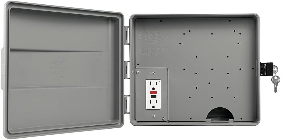 4-Pack Orbit 57095 Outdoor Sprinkler Controller Cabinet with GFCI
