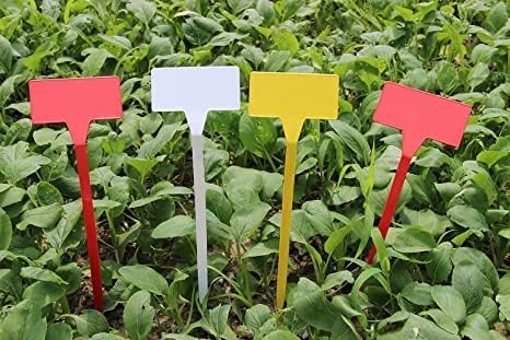 KINGLAKE GARDEN Outdoor Plastic Plant Labels 30 Pack 11.8 inch Outdoor