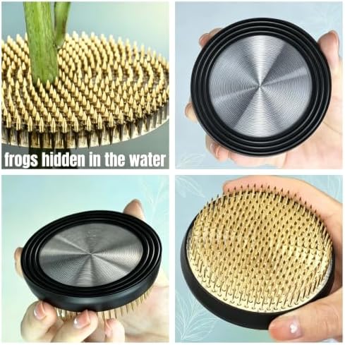 4Pcs Round Stainless Flower Frog Kenzan Ikebana Floral Pin Holder
