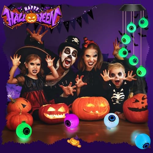 Winzwon Halloween Decorations Outside Solar Outdoor Lights
