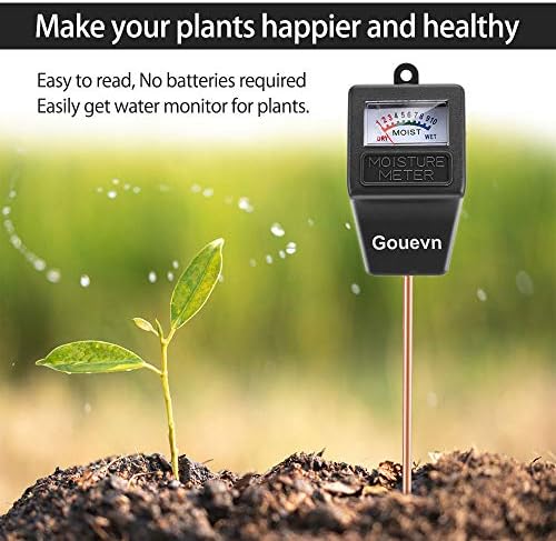 Gouevn Soil Moisture Meter for Plants, Plant Water Meter Indoor Outdoor