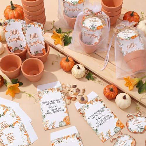 Reallnaive Little Pumpkin Baby Shower Party Decorations Set