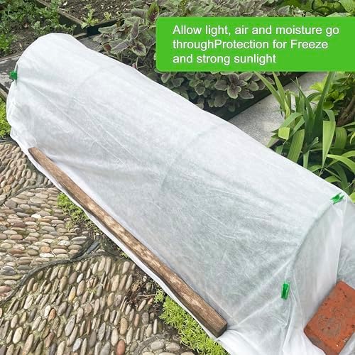 Plant Covers Freeze Protection 8x40ft Frost Cloth for Winter Outdoor