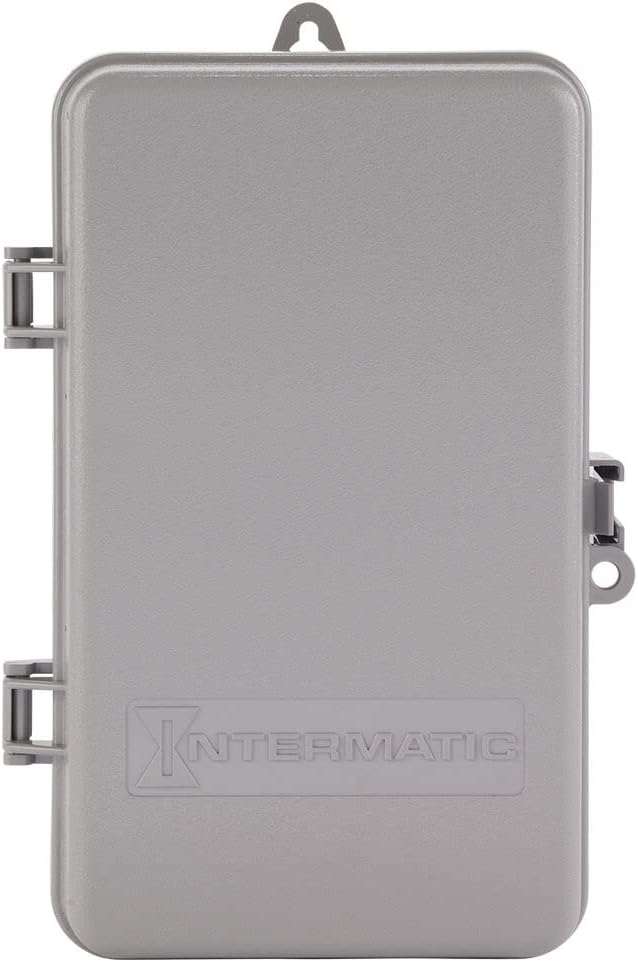 Intermatic T8845PV Mechanical Irrigation Timer, SPST 125V | Flexible Watering Cycles with Rain-Sensor Compatibility