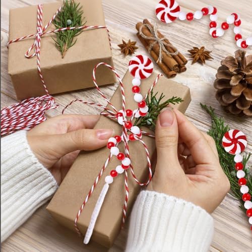 36 Pcs Christmas Tree Picks Candy Cane Christmas Crafts Decorations