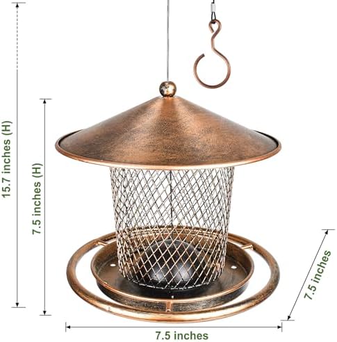 Bird Feeder, Weatherproof Wild Bird Feeders for Outdoors