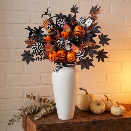 6 PCS Halloween Stems Faux Flower Picks Halloween Decor Festive Branches
