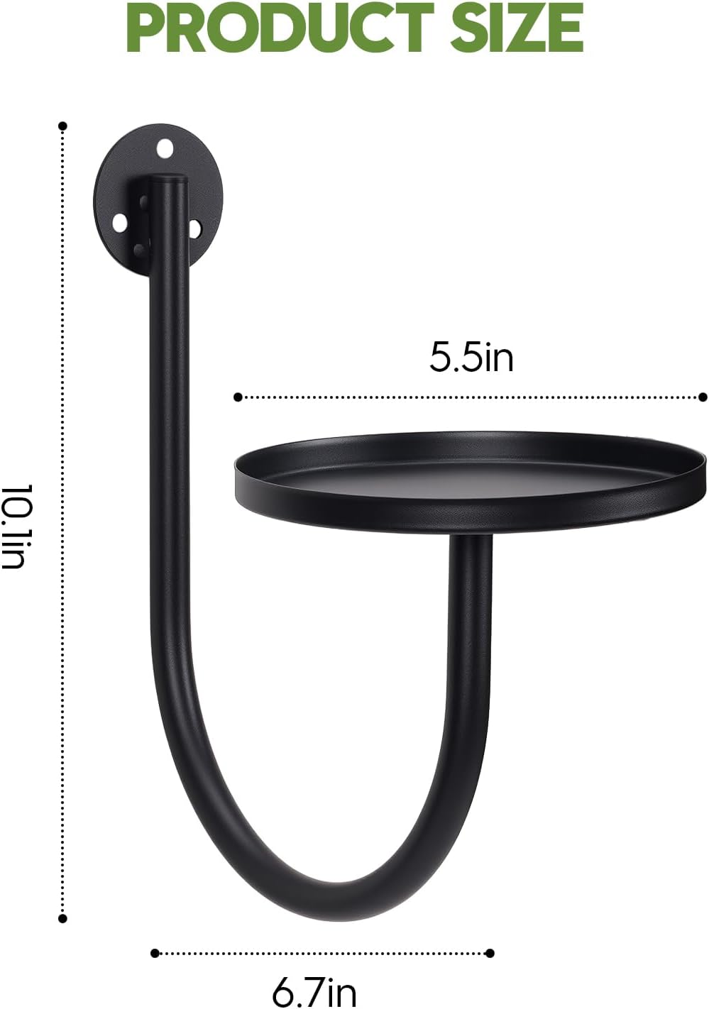 Wall Plant Holder and Hanging Planters for Indoor Plants,Plant Hangers for Indoor Wall Decor and Outdoor Plant Stand(3