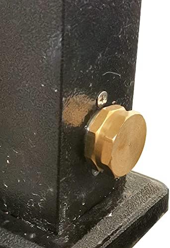3/4"Garden Hose End Caps,Brass Garden Hose Cap with Washers,Female End Cap 4 Pack