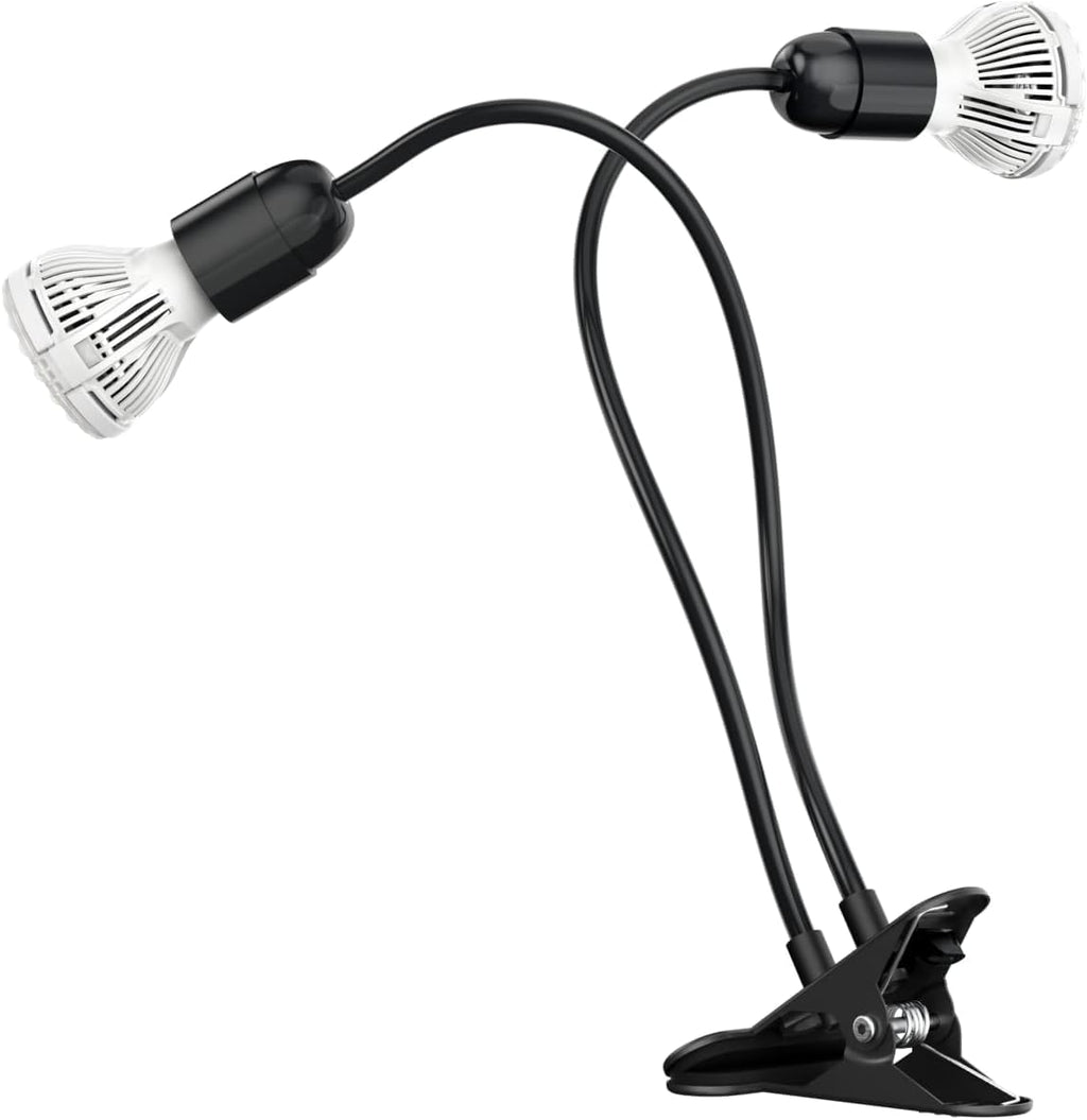 SANSI LED Grow Lights for Indoor Plants, 300W Full Spectrum Gooseneck Clamp | Grow Lamp, 20W Power Plant Light with