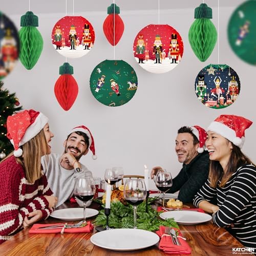 KatchOn Hanging Christmas Decorations Indoor – Pack of 10
