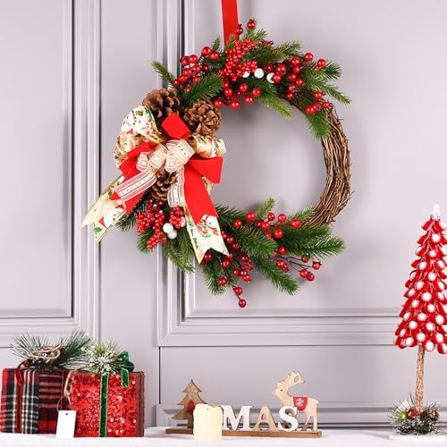 6 Inch Grapevine Wreaths, Rattan Branch Plaim Wreath for DIY Craft