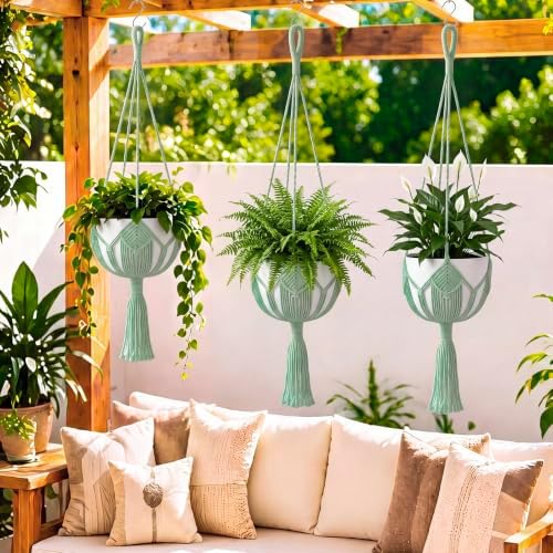 Shappy Boho Macrame Plant Hanger for Indoor