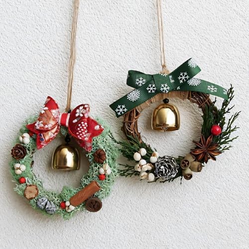 35 Pcs 4 Inch Natural Grapevine Wreath Set, Natural Rattan Wreath,Hand-Woven 4 Inch Vine Branch Wreaths, Perfect for DIY Crafts, Christmas Decorations, and Wedding Supplies
