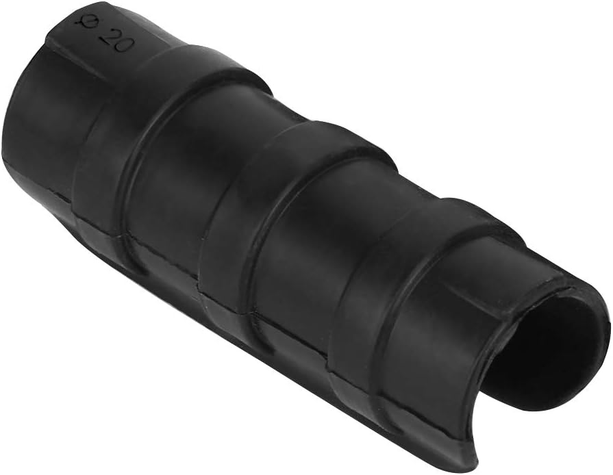 Acouto for 1/2 Inch Pvce Ewchshausps 50PCS Black Greenhouse Frame Pipe Tube and Film Clip Clamp Connector Kit Garden