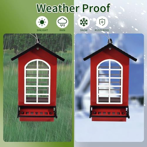Bird Feeder Squirrel Proof Metal Hanging