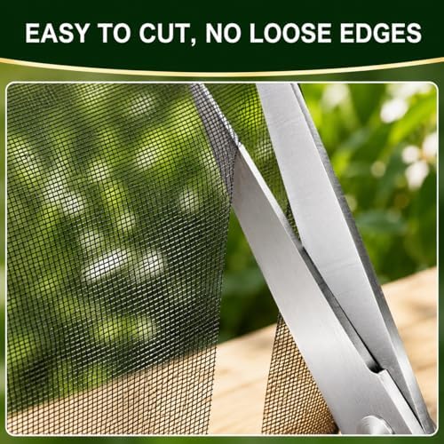 Stronger Garden Mesh Netting - 10 x 20 ft, PE Ultra-Fine Mesh Bird Barrier Net for Plants & Vegetables, OutdoorPatio Balcony Terrace Screen, Tear-Resistant Breathable Shade Netting | Black (33% Shade)