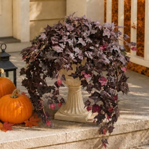 Fall Artificial Plants Fake Ivy Hanging Vines Greenery for Outdoor Planter