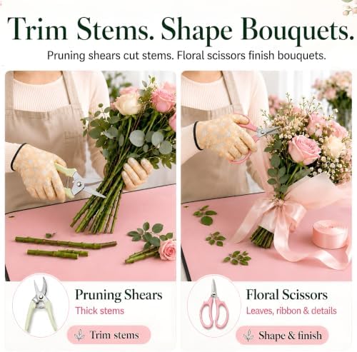 Rose Thorn Stripper Tool w/Repot Mat Wedding Florist Home Flower Arrngement