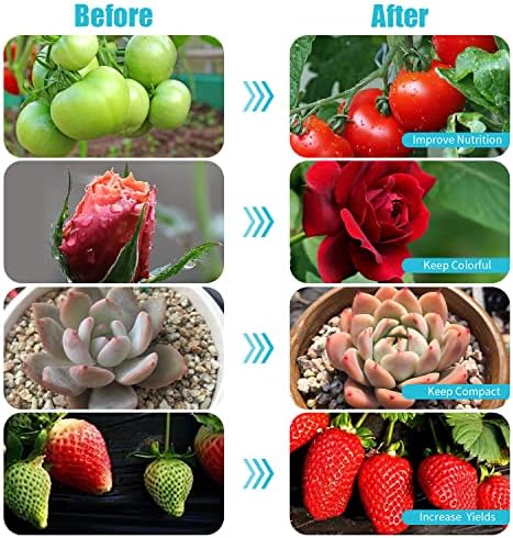 Hywyimlait Grow Lights for Indoor Plants, 84LEDs Clip Plant Lights, Full Spectrum LED Plant Growing Lamps with FlexibleGooseneck4/8/12/18H Timer, 3 Spectral Modes, 10 Dimmable Levels (1 Pack)