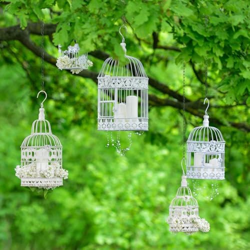 10 Inch Black Hanging Chains with Hooks, Garden Plant Hangers for Hanging Bird Feeders, Billboards, Chalkboards, Basket, Planters, Lanterns, Wind Chimes and Decorative Ornaments Etc-6Pack