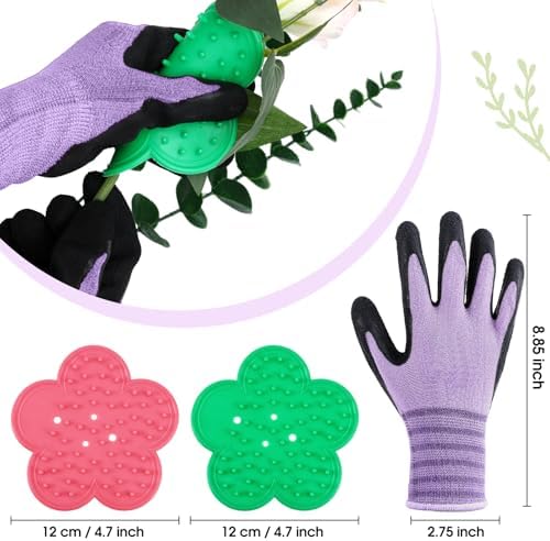 WILLBOND Gardening Gifts for Women, Floral Arrangement Kit,Purple