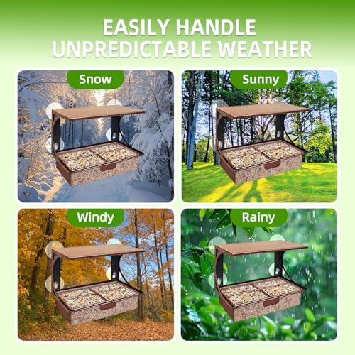 Window Bird Feeder Metal Bird Feeder for Outdoors Birdwatching