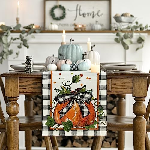 Artoid Mode 210 GSM Fall Table Runner Home Party Decor 13x60 Inch