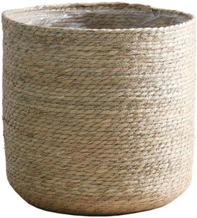 11.8 inch Handmade Seagrass Woven Planter Basket (Medium)