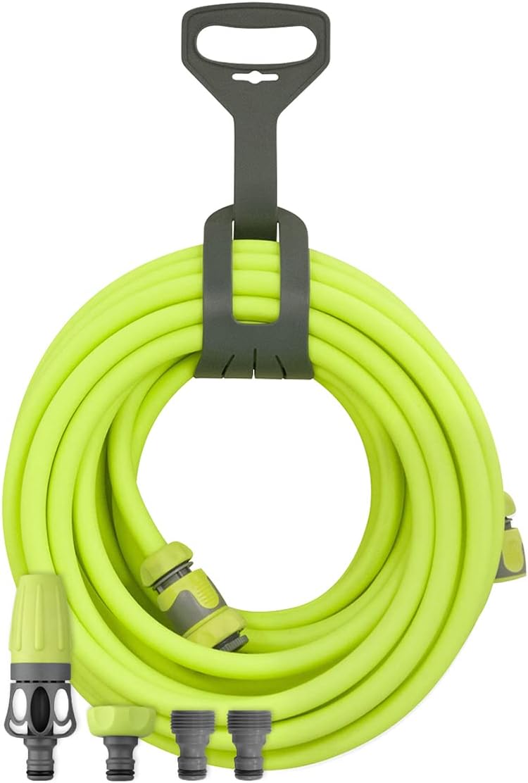 Flexzilla Garden Hose Kit with Quick Connect Attachments - HFZG12050QN & HFZGAK14 Garden Hose Quick-Connect Fittings