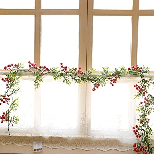 Joyhalo 5.6FT Christmas Garland with Lights Battery Operated