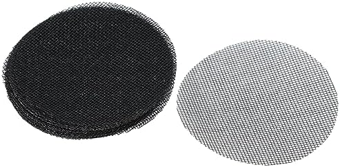 Pokinge 100 Pcs Flower Pot Hole Mesh Pad, 4 inch Round Drainage Hole Garden Plant Bonsai Pot Mesh Gasket, Breathable Flowerpot Mesh Screen Mat(4.5cm)