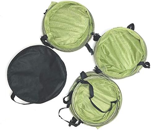 HORTIPOTS Hanging Drying Racks 2 FT Mesh Herb Dryer for Herbs and Clothes (2 FT Diameter, Green)