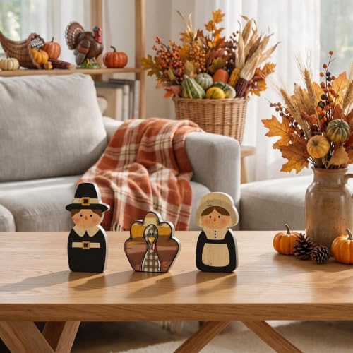 Smile Thanksgiving Wooden Decor