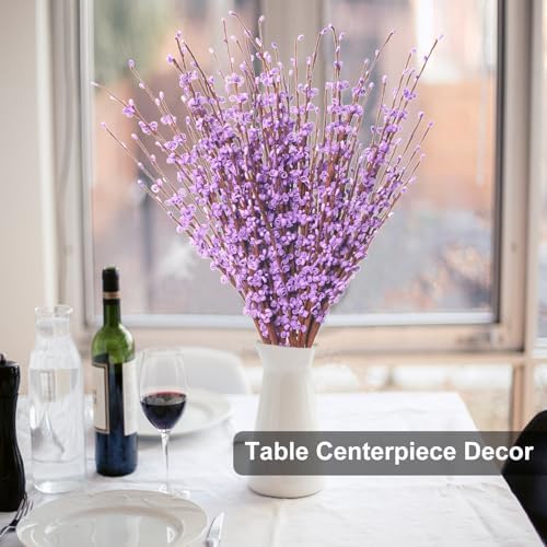 10Pcs 29.5" Artificial Jasmine Flowers Stem for Vase DIY Wreath Decor