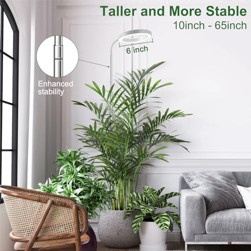 wolezek Grow Lights for Indoor Plants Full Spectrum, 80 LEDs Grow Light
