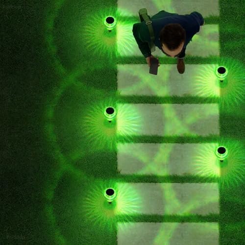 Priddop Solar Halloween Lights Outdoor Waterproof 8 Pack Halloween Decor