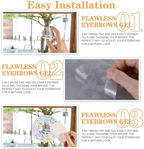 48 Pcs Anti Collision Window Decals for Bird Strikes 3 Sheets of Static Window Clings Circle and Ring Style Stop Birds Flying Into Windows Bird Strike Prevention Glass Door Windows Stickers