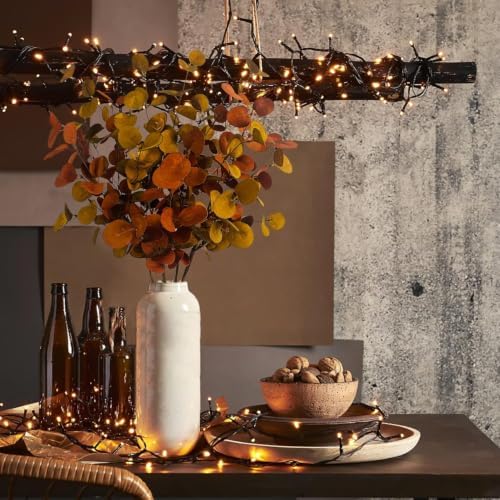 24 Pcs Artificial Fall Eucalyptus Stems, 26.7 Inch