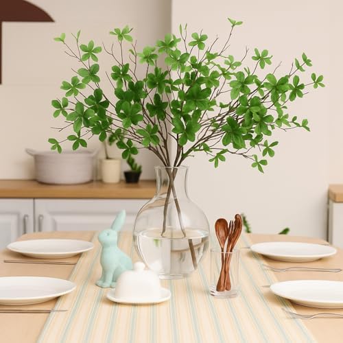 Suncalla 6 Pcs Artificial Greenery Stems,28.3" Fake Plants Branch